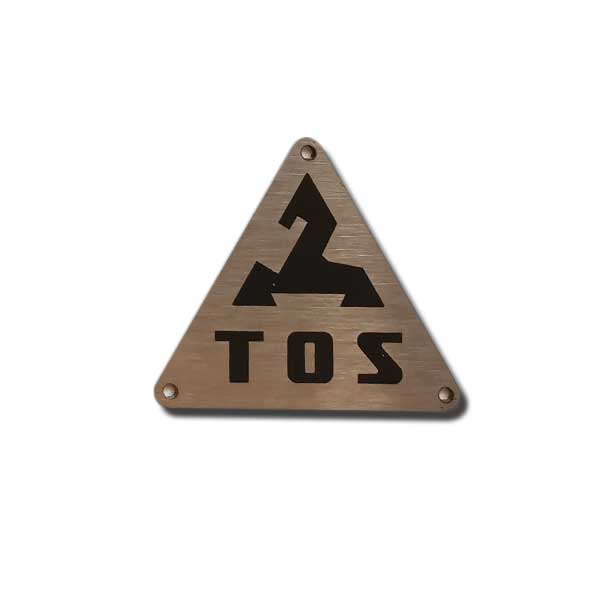 Štítok logo TOS