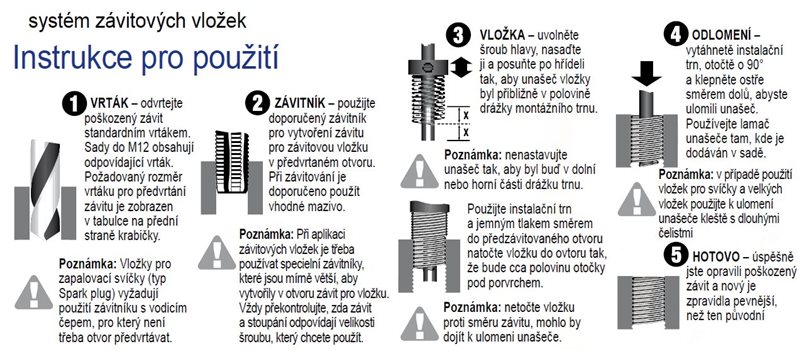 Dielenská sada M5 - M12 – Obrázok 4