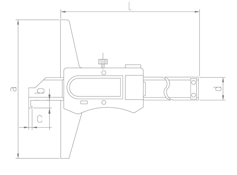 Hĺbkomer s nosom 0-150 mm – Obrázok 2