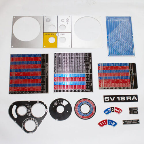 Štítky SV18R/RA/RD